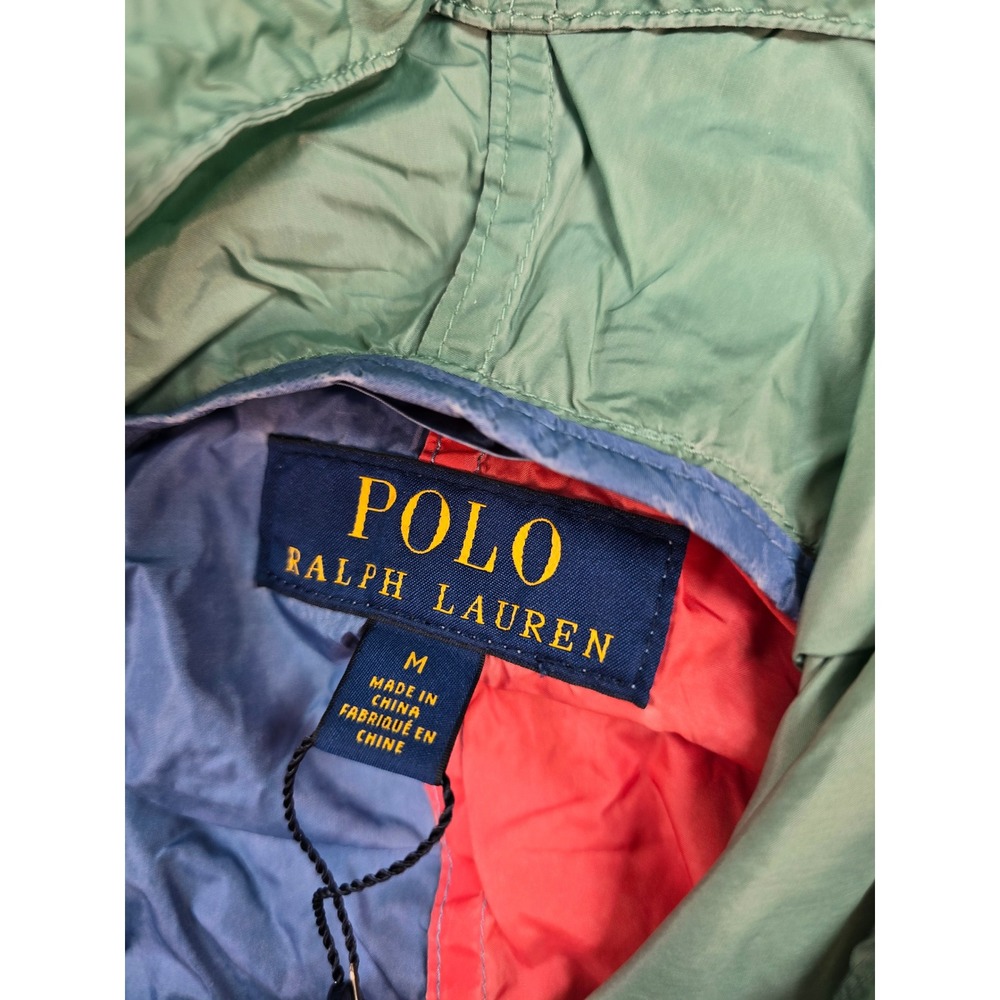 Polo Ralph Lauren Windbreaker Men Medium Colorblock 1992 Stadium Laguna $298 NEW - Picture 6 of 9